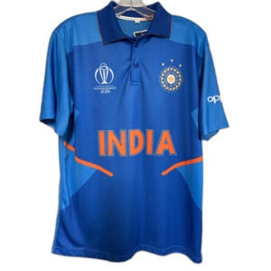 India Team Cricket World Cup Jersey Shirt Size L 44 new!